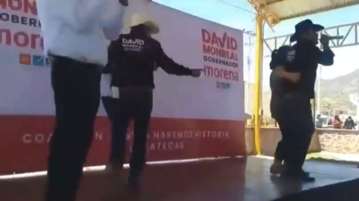 Marco Flores lanzó su declaración durante un acto de campaña de David Monreal