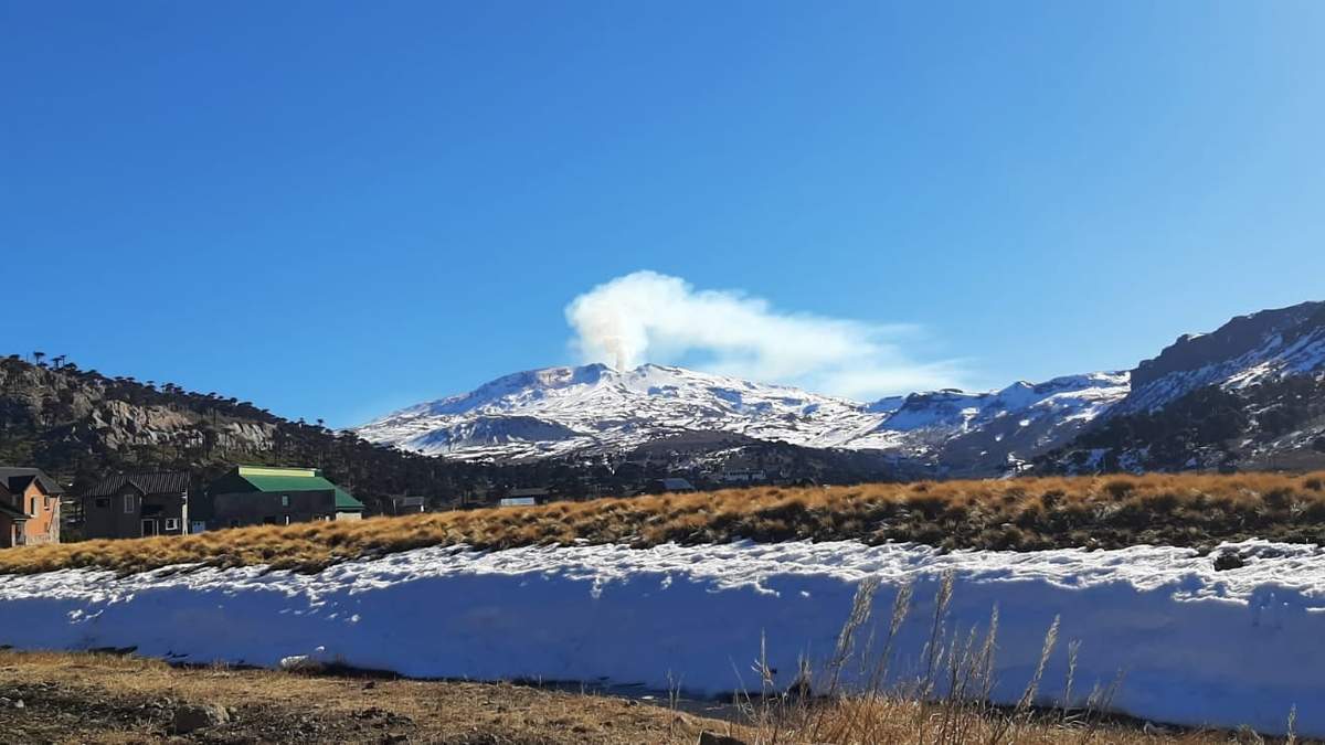 Volcán Copahue. Fuente: (Twitter)