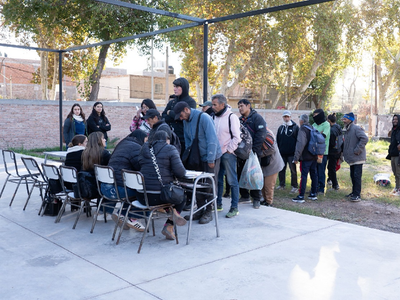 Salud asistió a personas en situación de calle