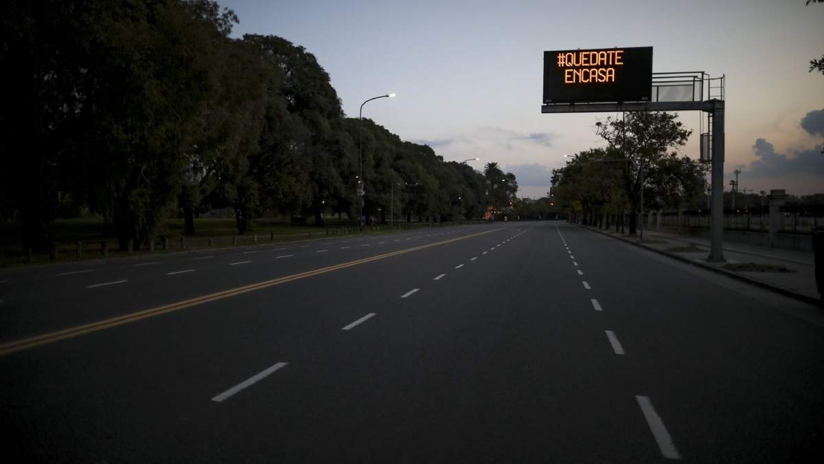 Cuarentena en Argentina. Fuente: (Twitter)