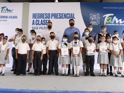 García Cabeza de Vaca inicia gira en Tamaulipas para el regreso a clases presenciales