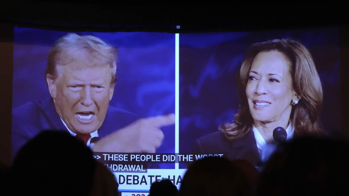 Trump y Harris, en el pasado debate