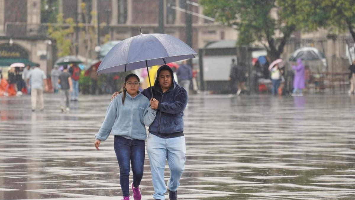 Probabilidad de chubascos y lluvias puntuales fuertes en la Ciudad de México para este miércoles
