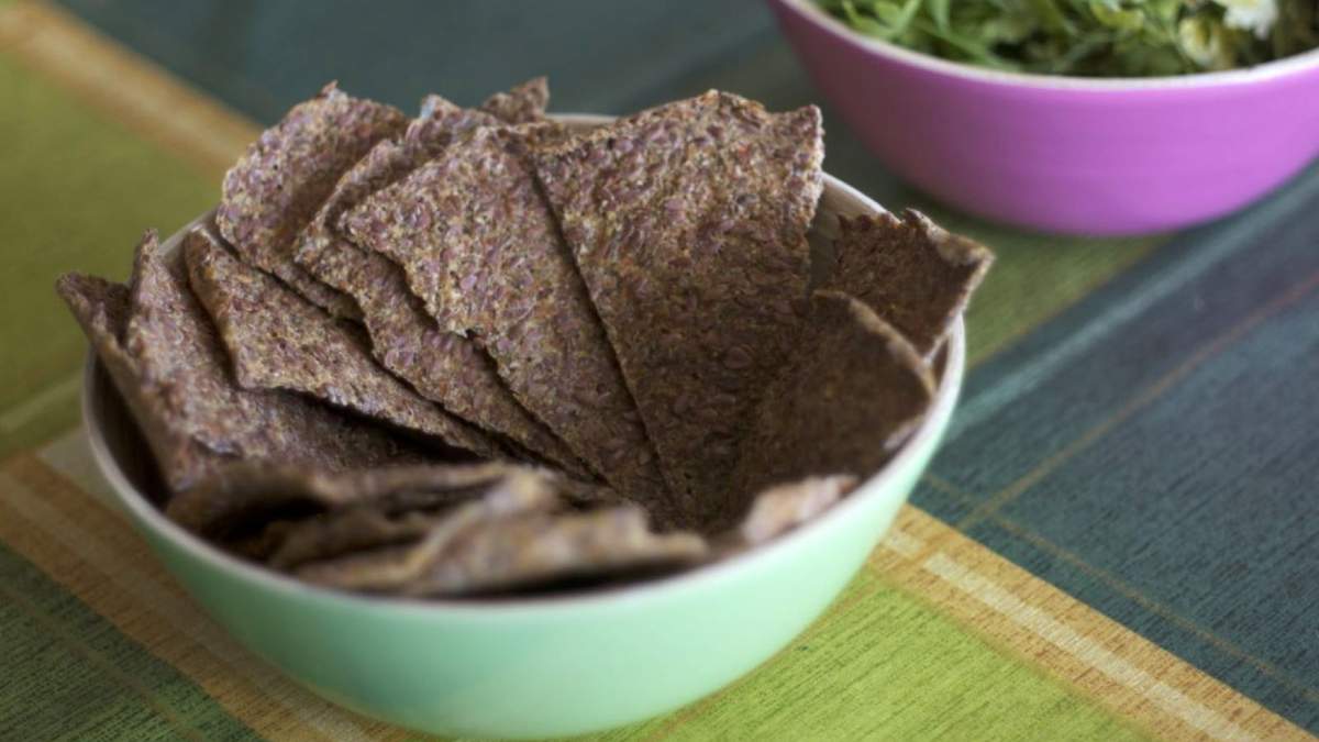 Crackers de lentejas. Fuente: (X)
