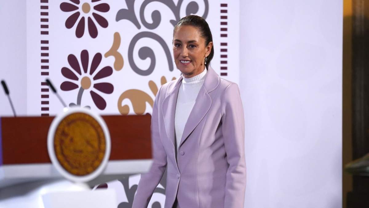 La presidenta Claudia Sheinbaum