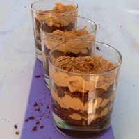Chocotorta versión fit, en vaso y tan deliciosa como la original, para comer sin culpa
