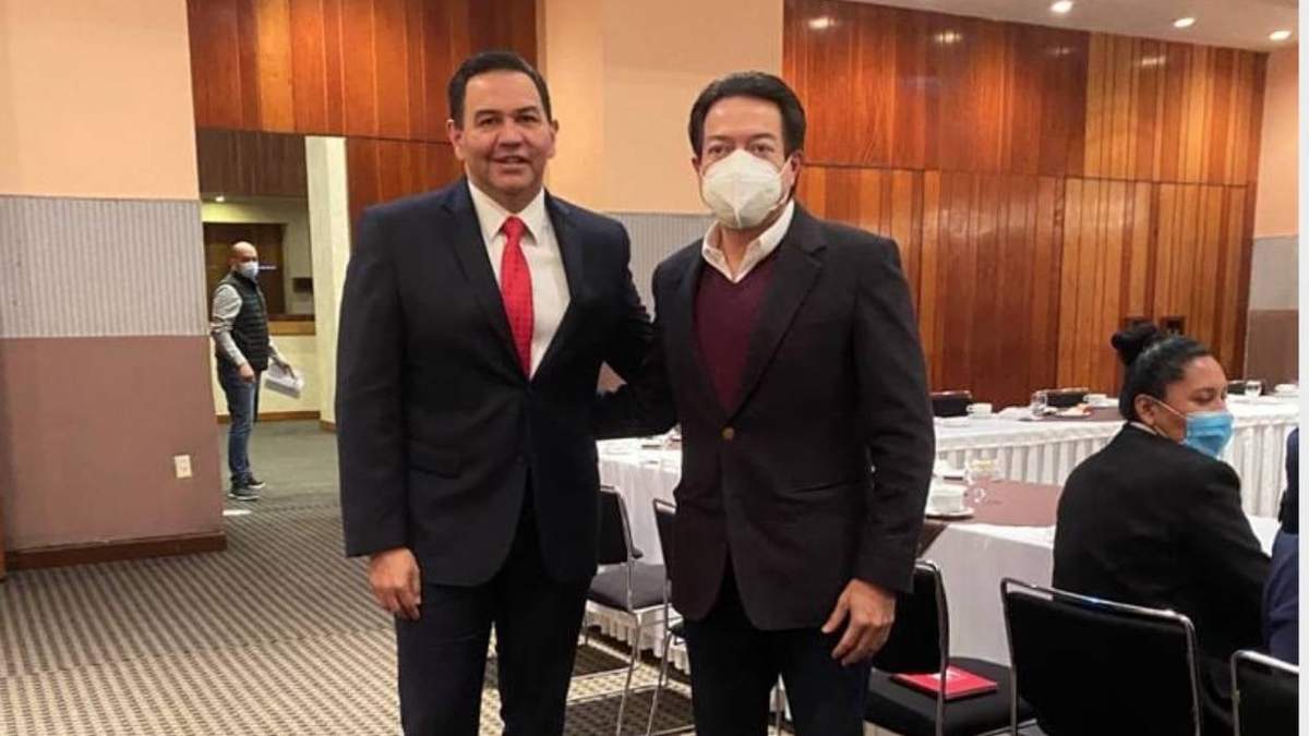 Cruz Pérez Cuéllar y Mario Delgado