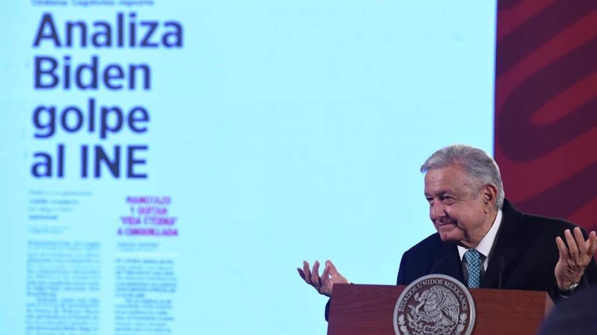 El presidente López Obrador en su conferencia del viernes