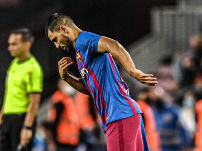 El Kun Agüero rompe en llanto al anunciar el fin de su carrera por motivos médicos
