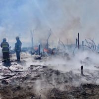 Incendio destruye 103 casas de cartón en Monterrey