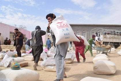 Ayuda humanitaria en Afganistán