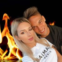 Una pareja candente: el pícaro elogio de Agustina Gandolfo en una postal junto a Lautaro Martínez