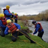 Rescate exitoso en el lago Huechulafquen
