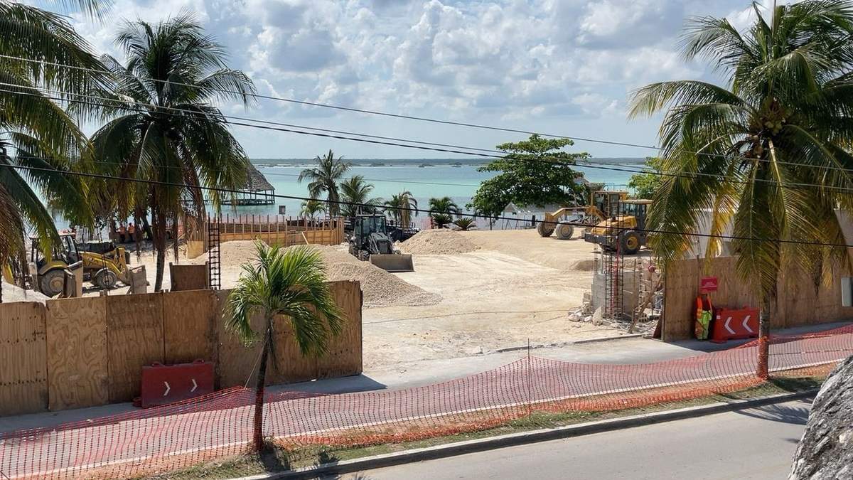 Obra militar en Bacalar