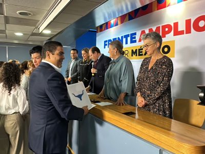Registran a Francisco García Cabeza de Vaca como aspirante a candidatura de Frente Amplio por México