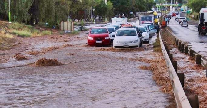 Ruta 7 en Añelo Fuente: (Instagram)