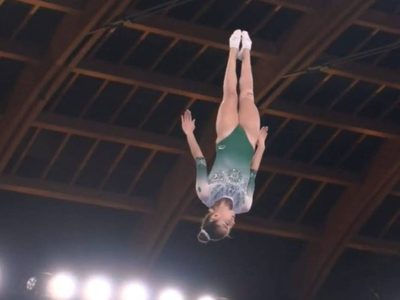 Dafne Navarro logra histórico octavo lugar en gimnasia de trampolín