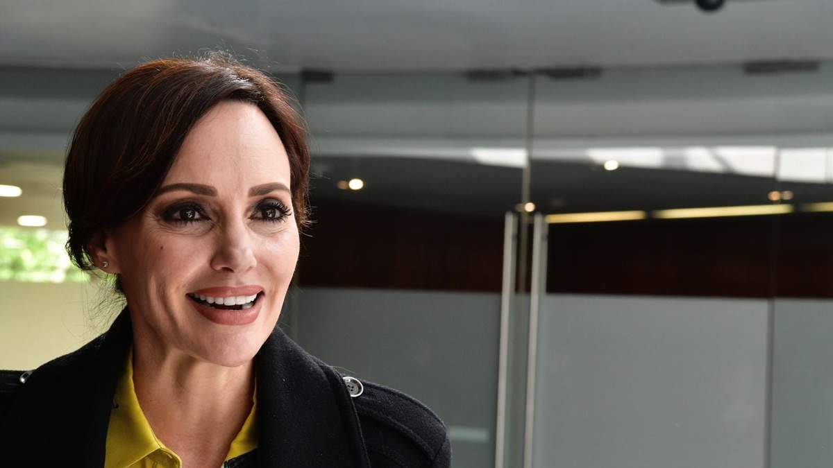 La senadora Lilly Téllez, de la bancada del PAN