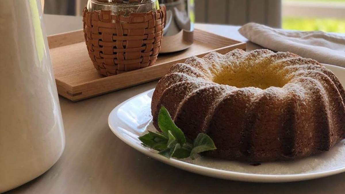 Budín de mandarina. Fuente: (Twitter).