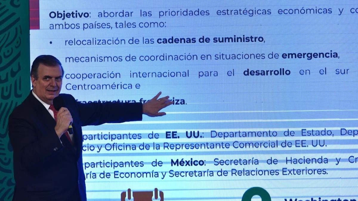 El canciller Marcelo Ebrard