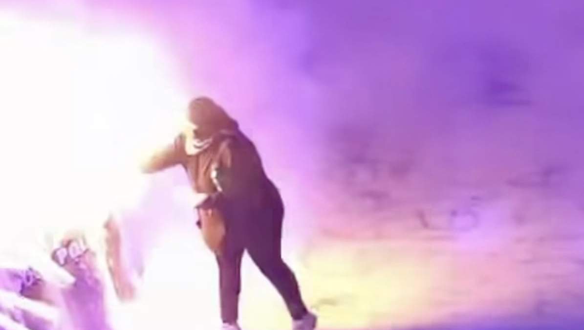 Escena del video difundido por la gobernadora de Campeche