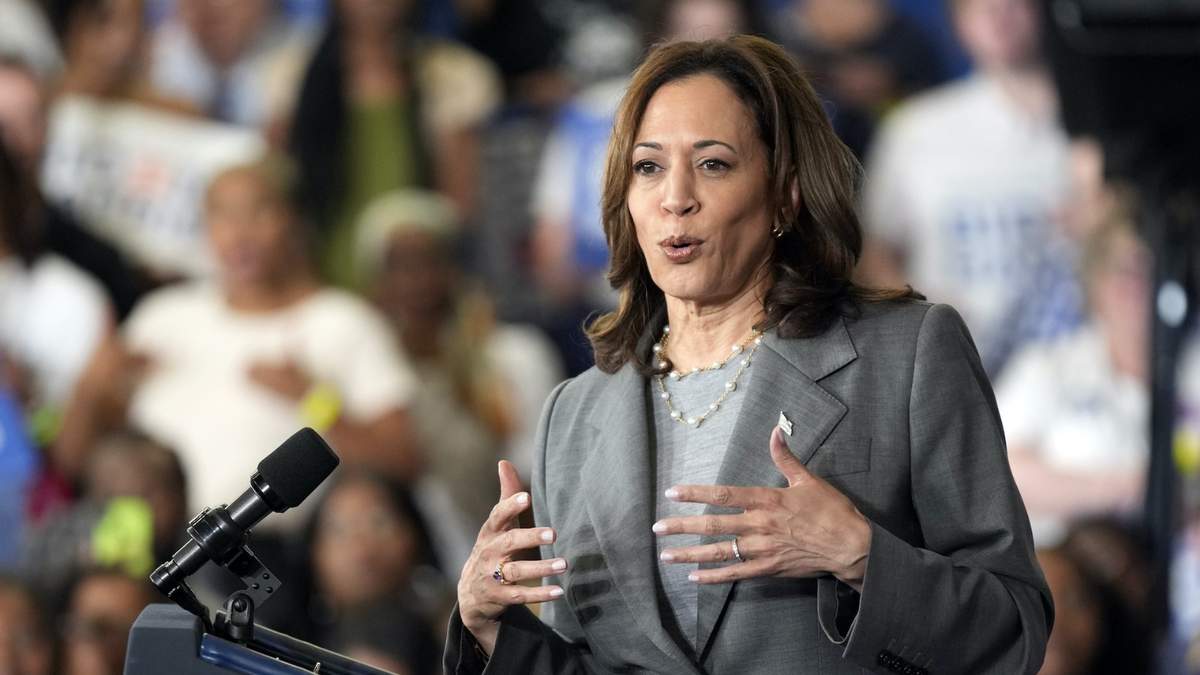 La vicepresidenta Kamala Harris
