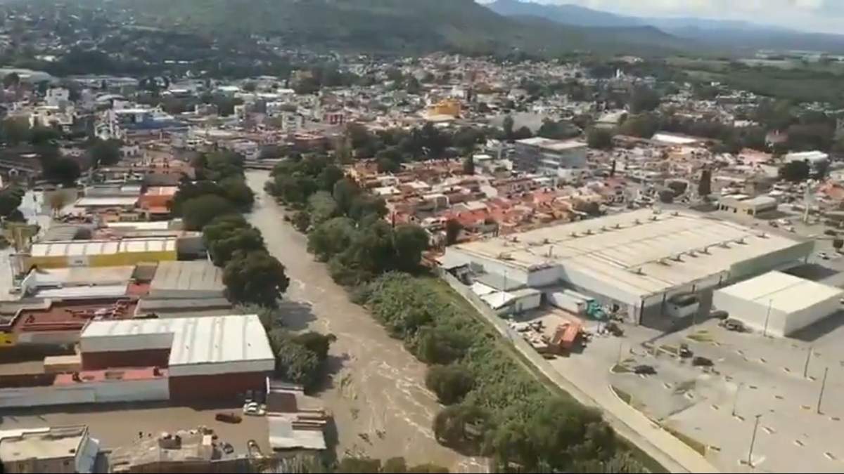 Sobrevuelo en la zona de Tula