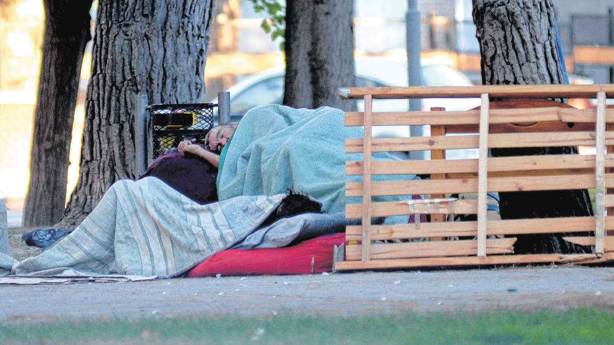 Más personas quedaron en situación de calle durante la crisis del coronavirus. Fuente: (Twitter)
