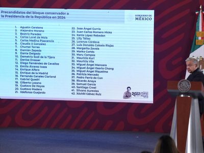 AMLO urge a oposición a que informe el método para elegir a sus candidatos para 2024