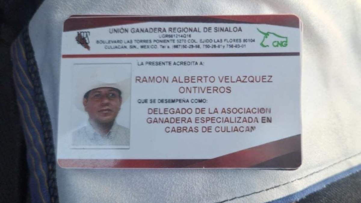 La credencial de Ramón Alberto Velázquez Ontiveros