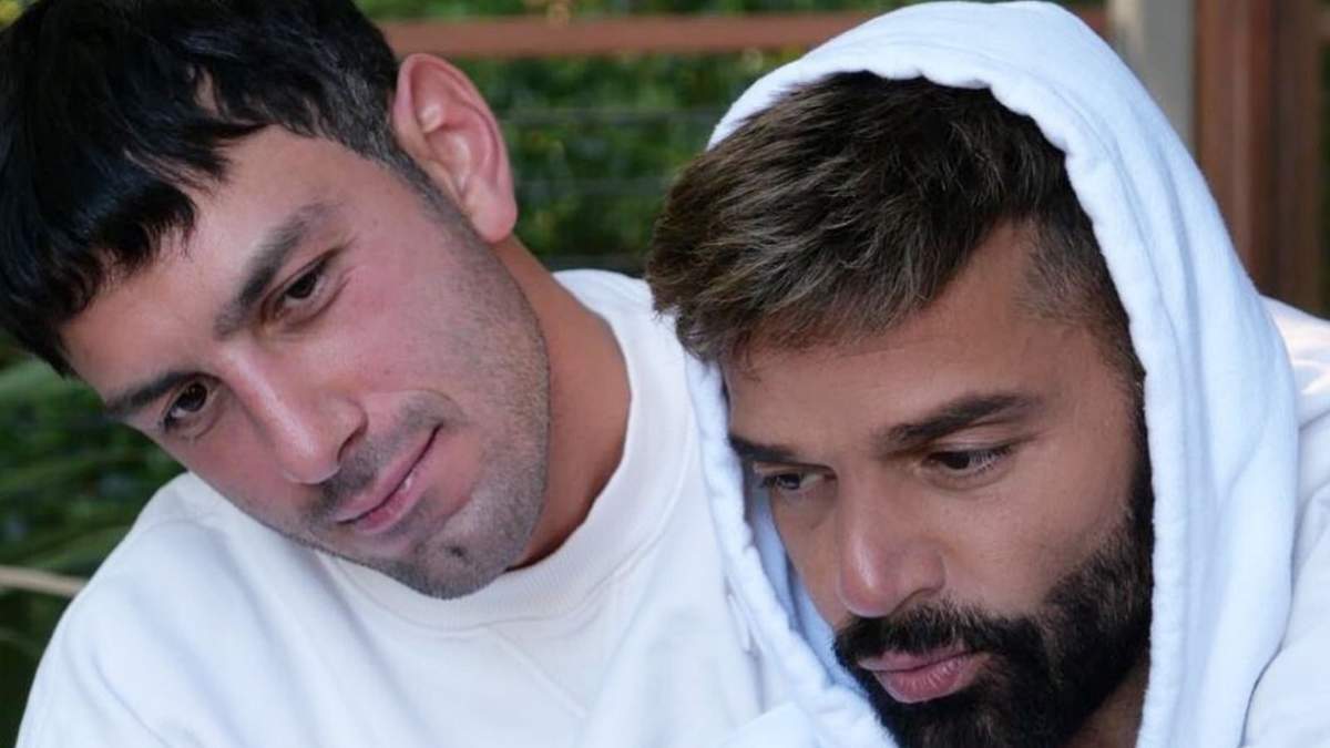 Ricky Martin y Jwan Josef. Fuente: (Twitter)