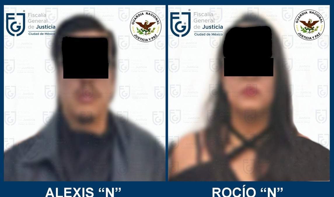 La pareja detenida