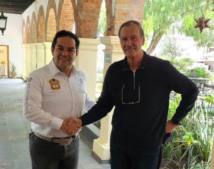 Vicente Fox y el diputado local panista