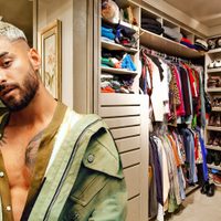 Un rincón para sorprender: cómo es el lujoso vestidor de Maluma en su mansión de Medellín