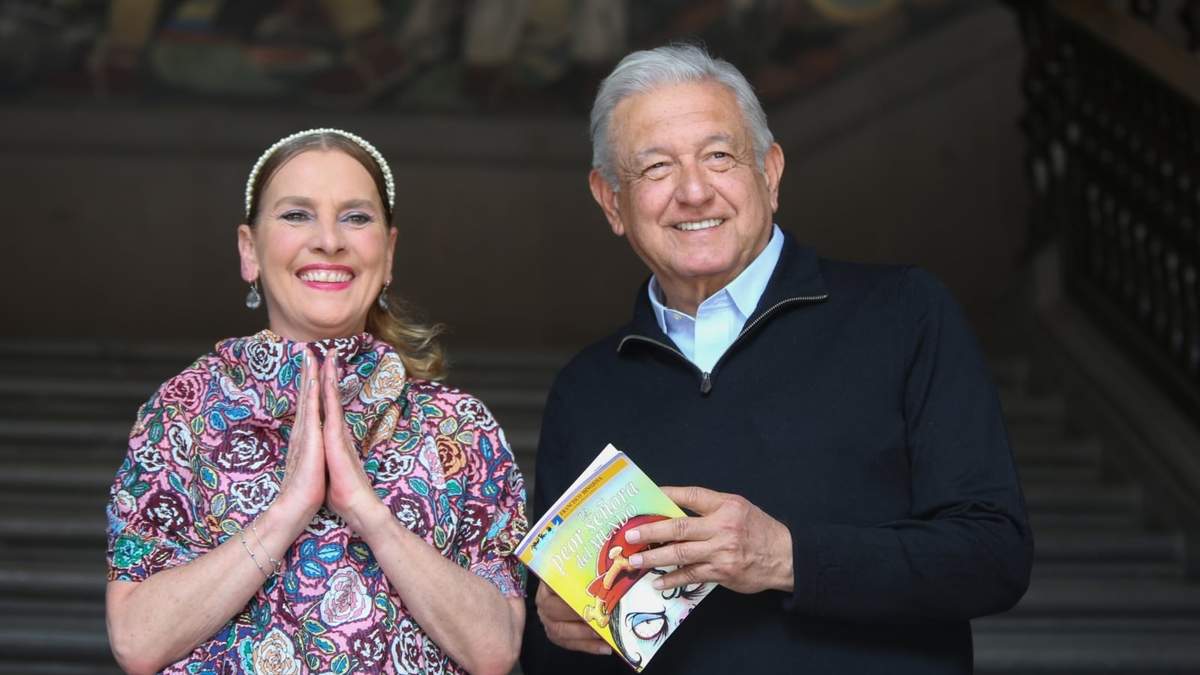 Beatriz Gutiérrez Müller y Andrés Manuel López Obrador