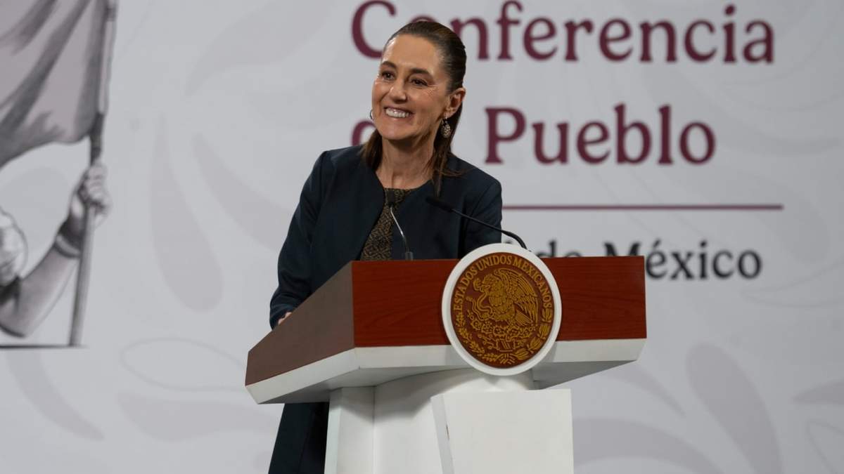 La presidenta Claudia Sheinbaum