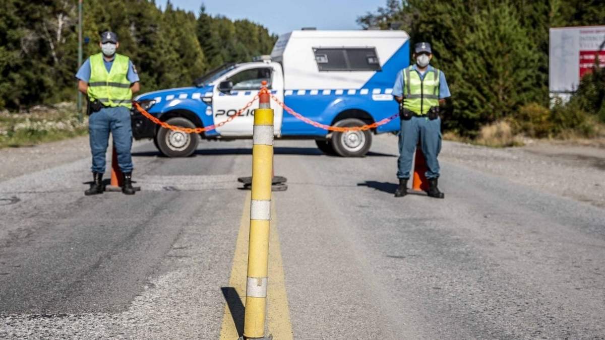 Controles policiales. Fuente: (Twitter)