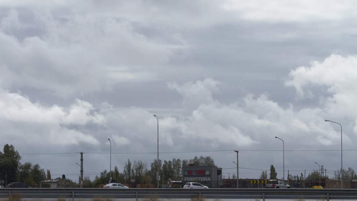 Cielo cubierto en toda la provincia. Fuente: (Emiliano Ortiz)