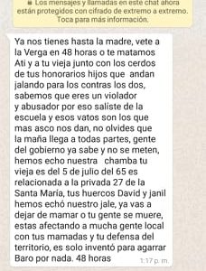 Pedro Uc, opositor al Tren Maya, denuncia amenazas de muerte