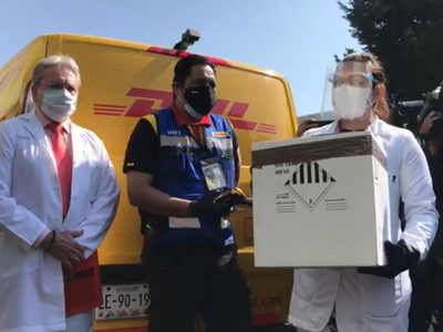 Bloquean a medios en el arranque del simulacro de entrega de vacunas