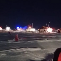 Rescataron a 16 trabajadores de la represa Nestor Kirchner en Calafate