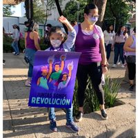 “Juntas somos revolución”: niñas levantan la voz en el 8M