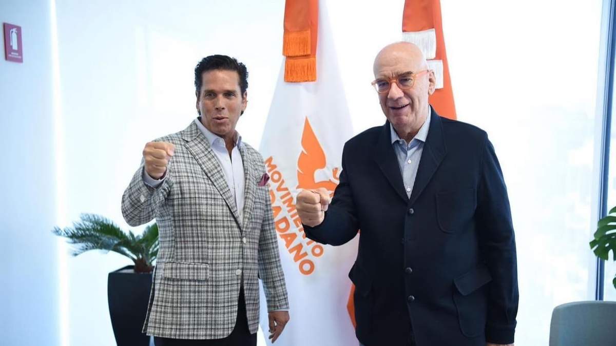 El "Diamante Negro" y el líder nacional de MC. Dante Delgado