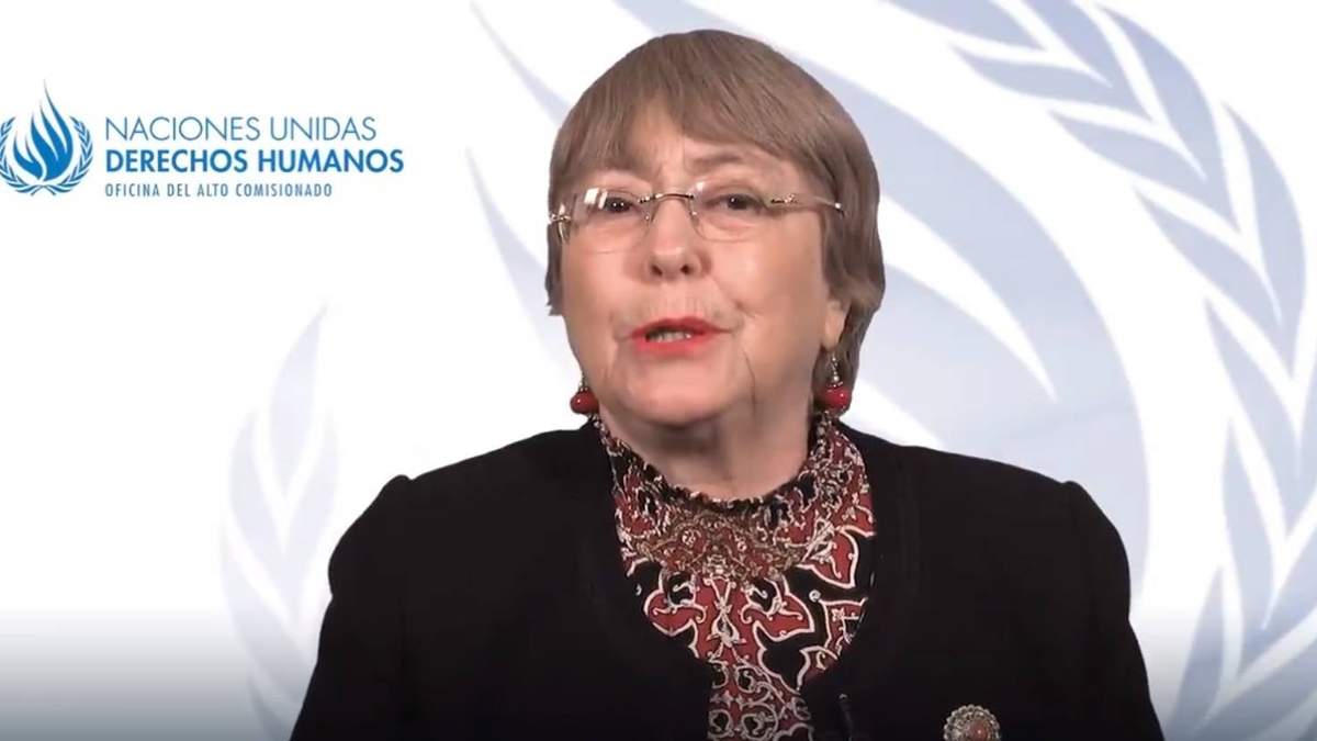 La Alta Comisionada de Naciones Unidas para los Derechos Humanos, Michelle Bachelet