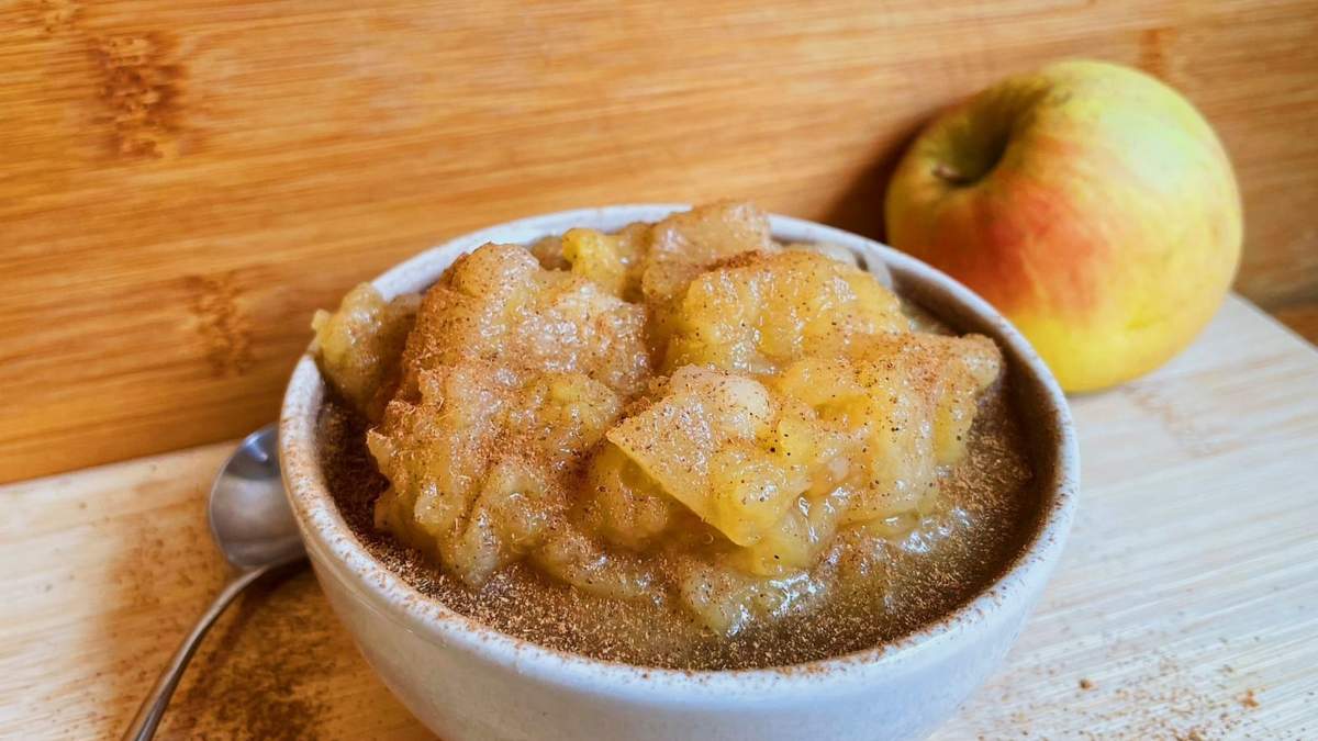 Compota de manzanas. Fuente: (Instagram)