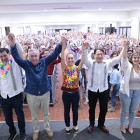 Abuchean a expriistas durante mitin de Sheinbaum en Culiacán, Sinaloa