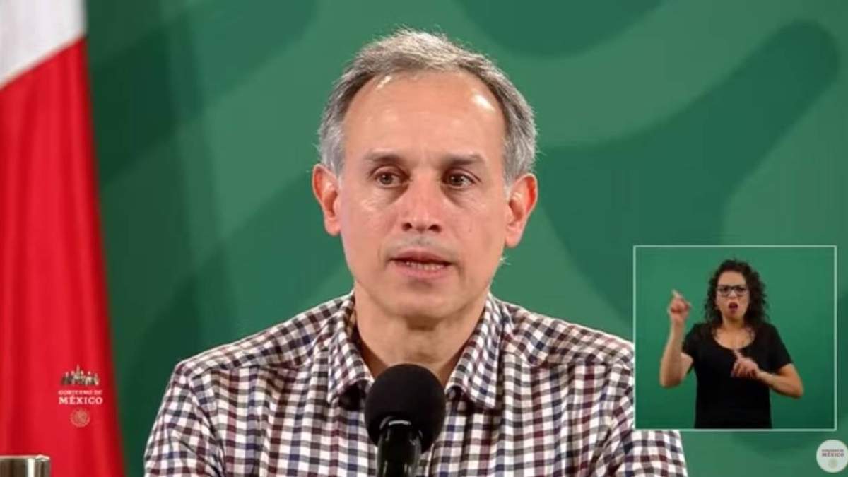 Hugo López-Gatell en la conferencia del viernes