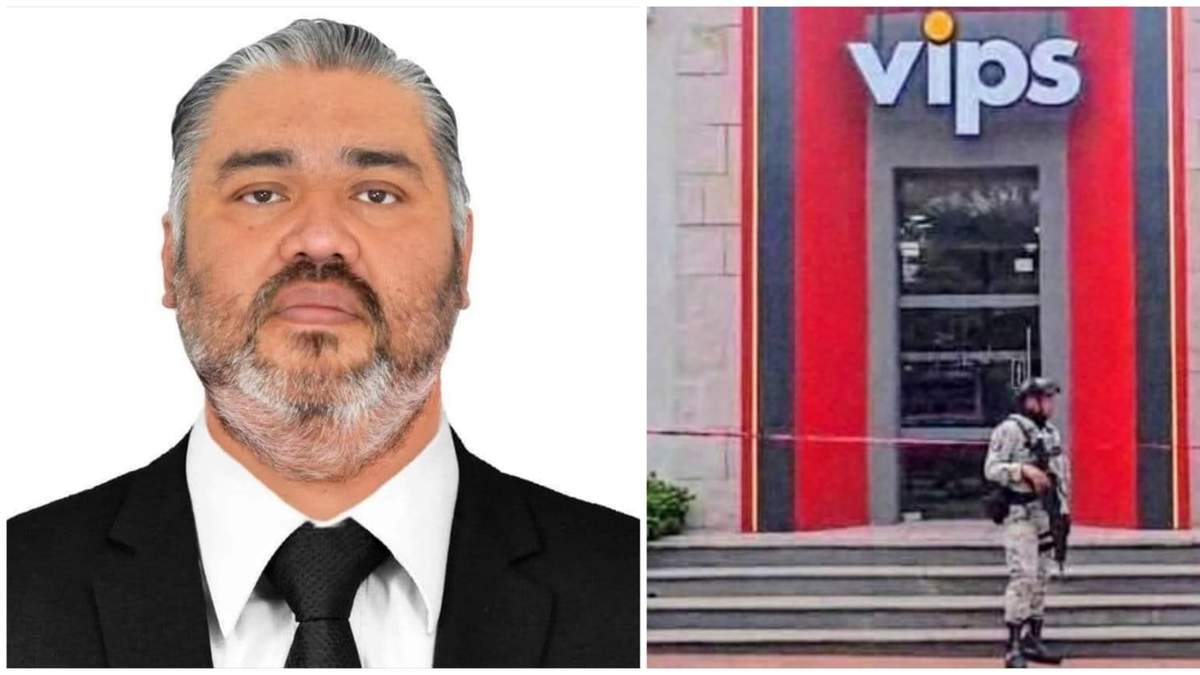 Christian Nava Sánchez, coordinador de asesores del Ayuntamiento de Cuautla, y el restaurante de cadena donde lo asesinaron, cerrado y custodiado por autoridades