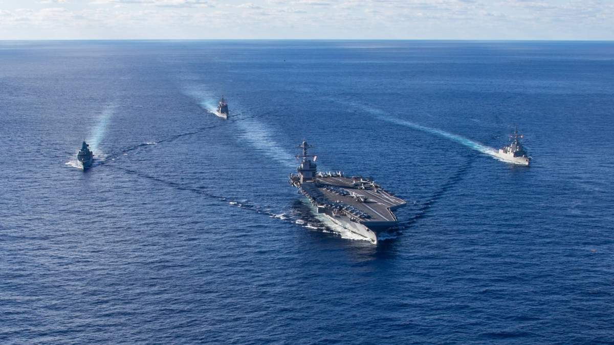 El portaaviones USS Gerald R. Ford