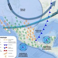 Frente frío 36 provocará lluvias y vientos fuertes este miércoles en los siguientes estados